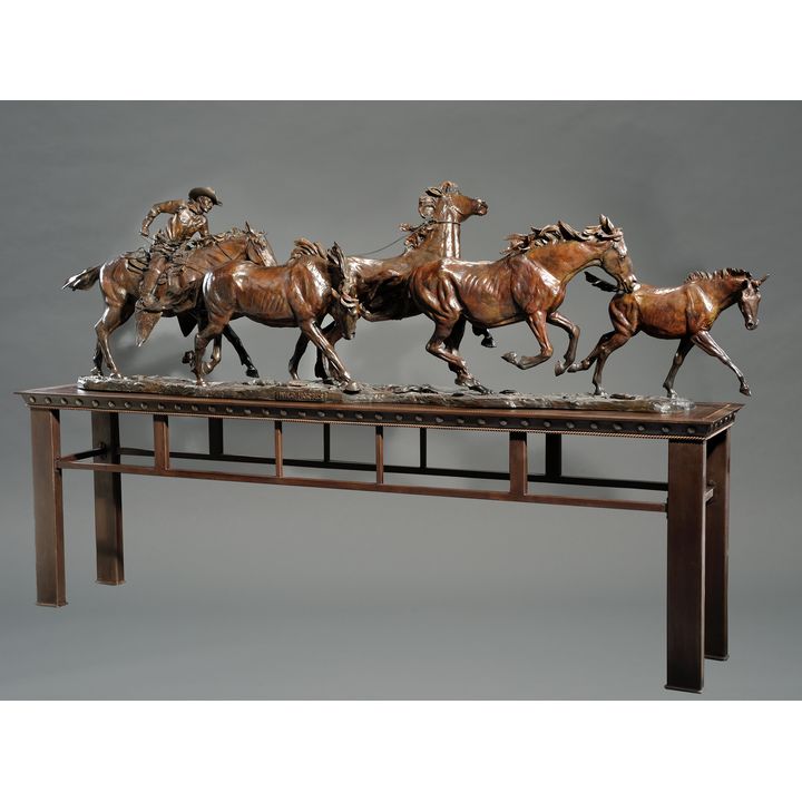 Fred Fellows (1934- ), Wild Horses, 1998