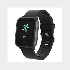 Volkano Active Tech Serene Series Fitness Watch with Heart Rate Monitor - Black