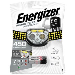 Energizer Vision Ultra Headlight 450 lumens includes 3x AAA |
