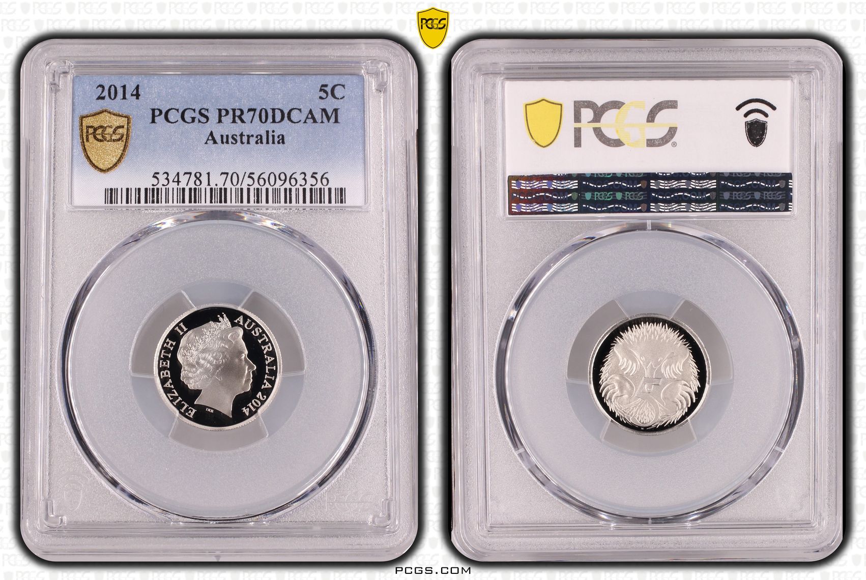 Five Cent, 2014, PCGS PR70DCAM