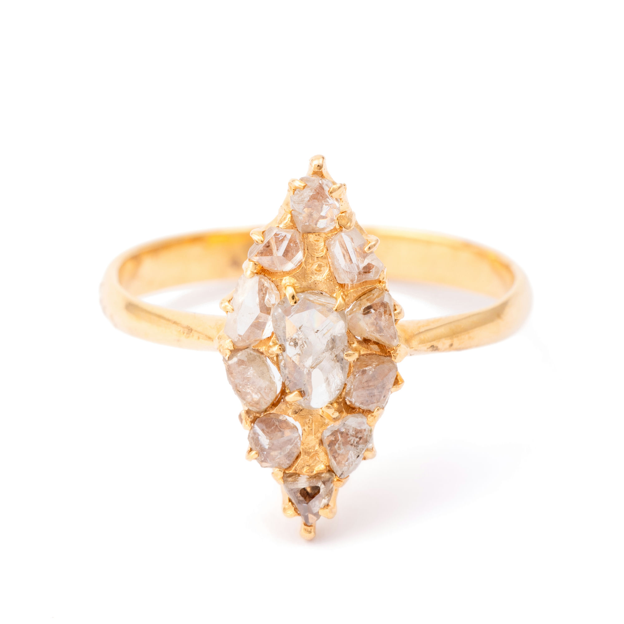 Diamond Ring 20ct Gold,