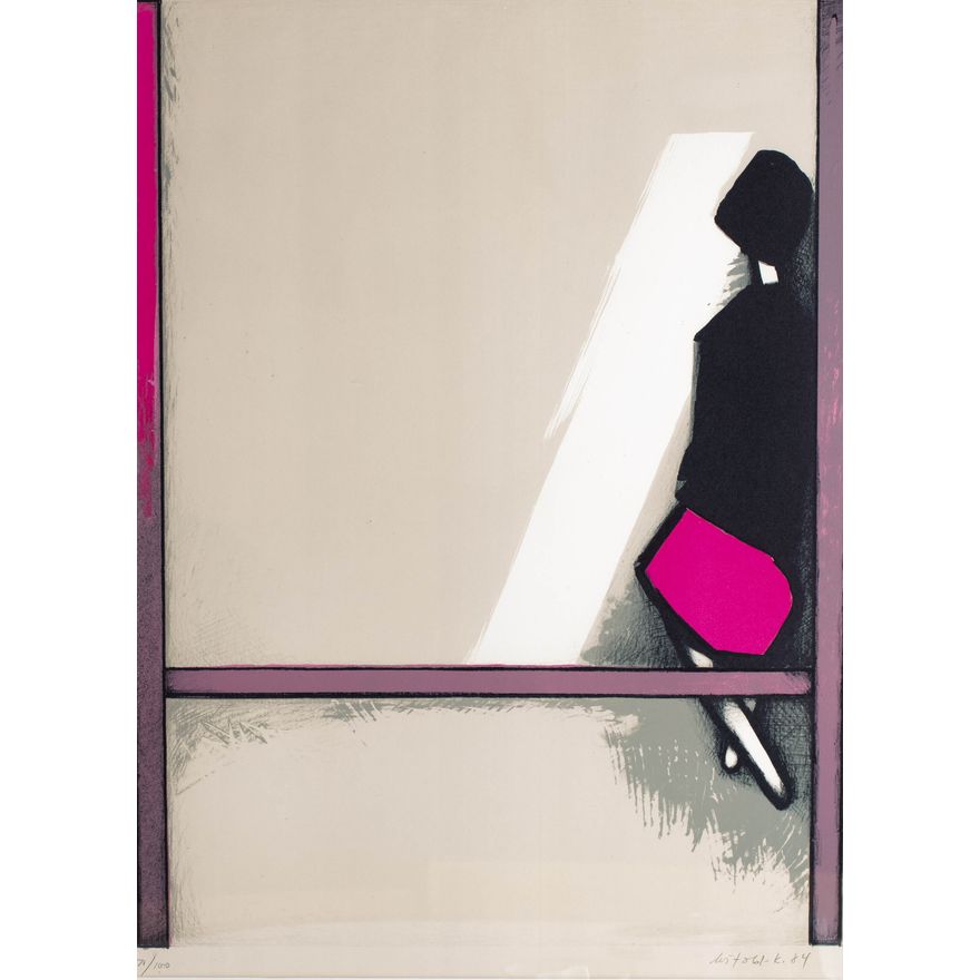 Witold Kaczanowski | Na ławce, 1984 r.