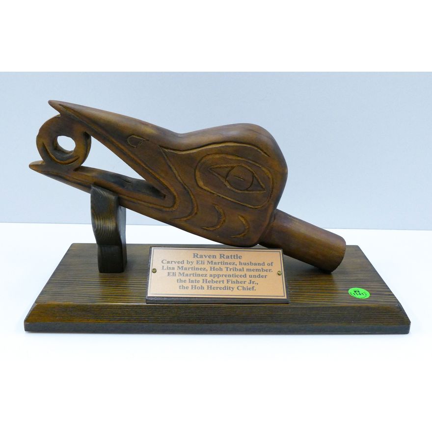 Eli Martinez (Hoh) Cedar Bird Rattle on Stand 12'' and 13''