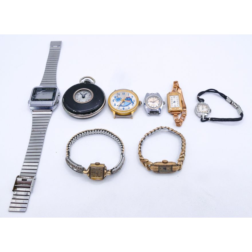 Box Vintage Assorted Wrist Watches