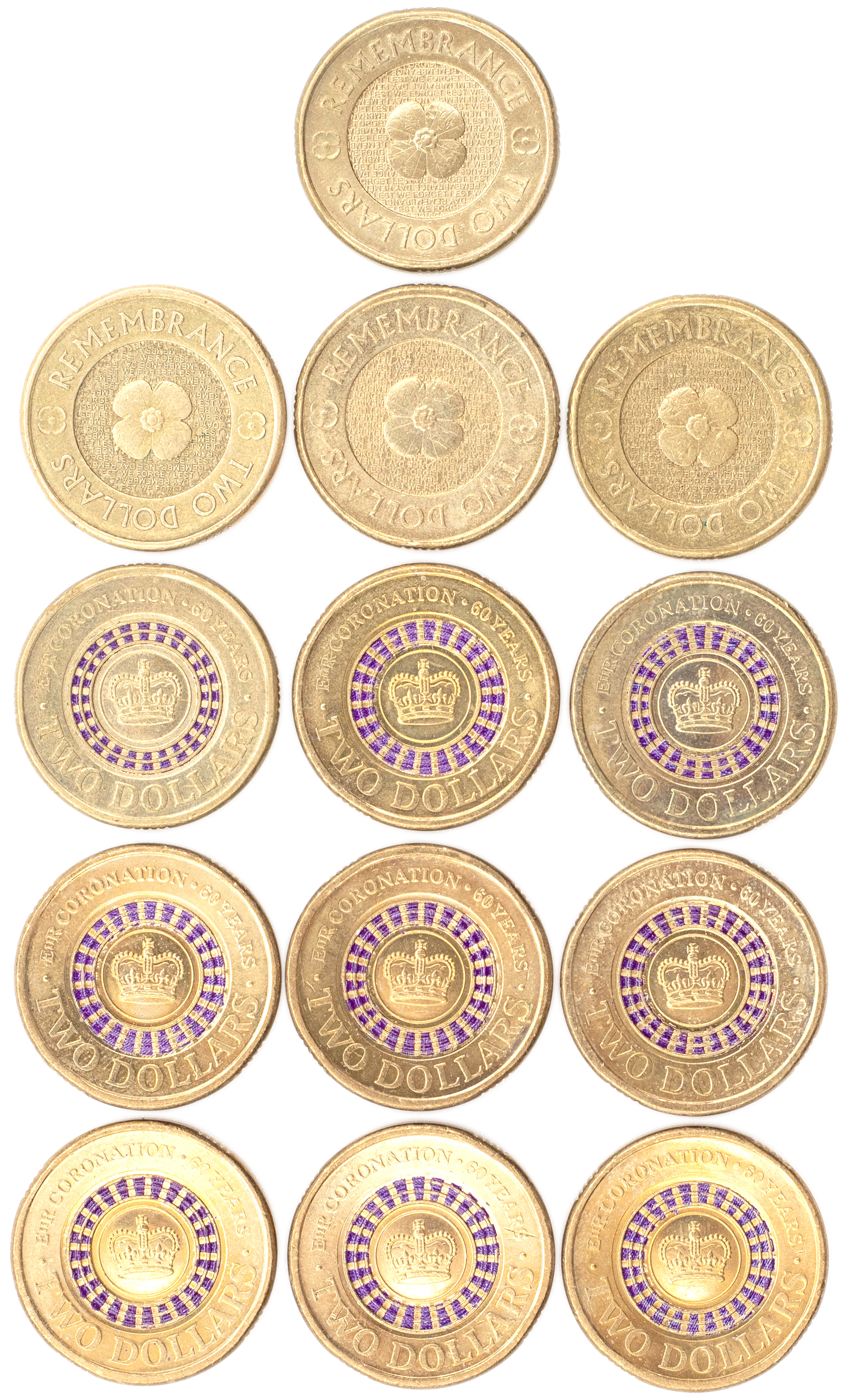 Elizabeth II, Two Dollars, 2013, EF - UNC