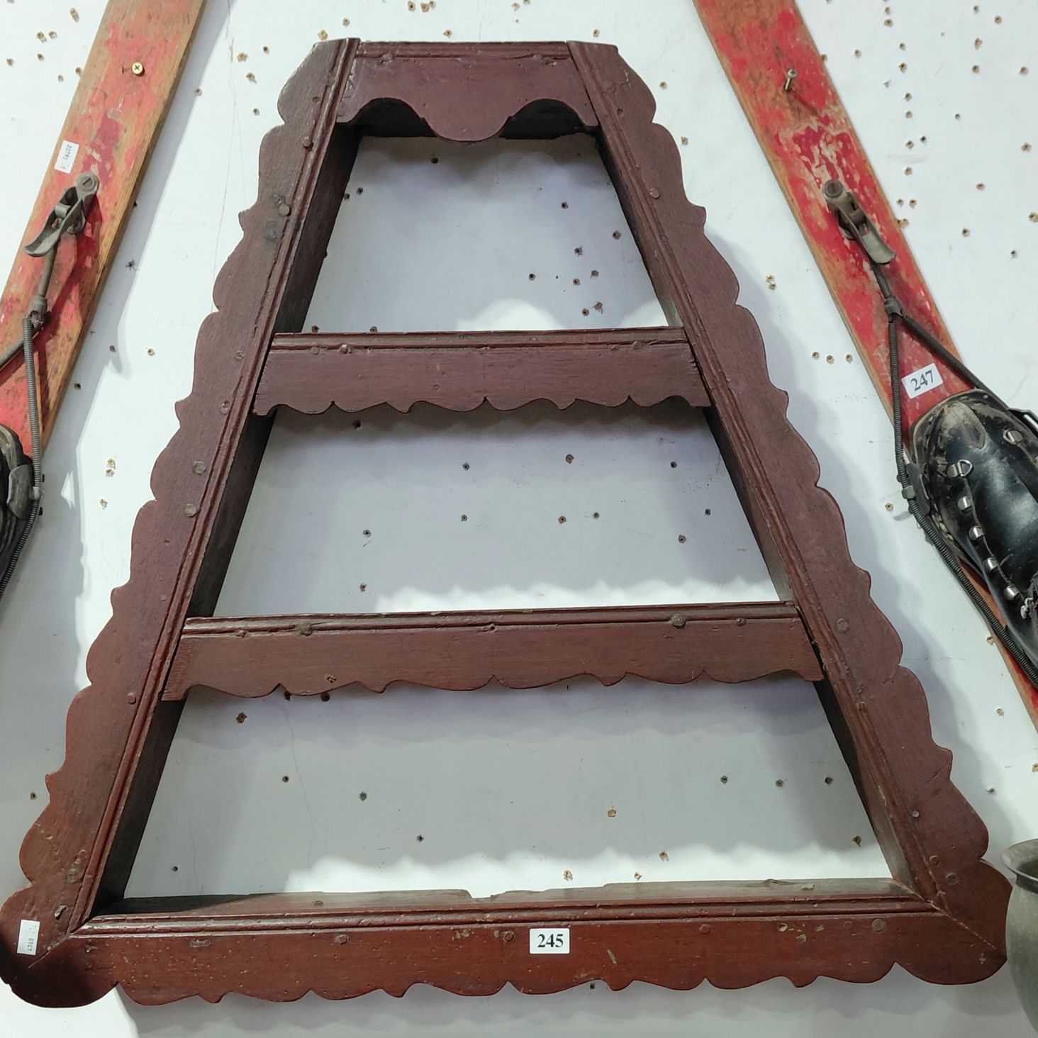 Folk Art Wall Shelf