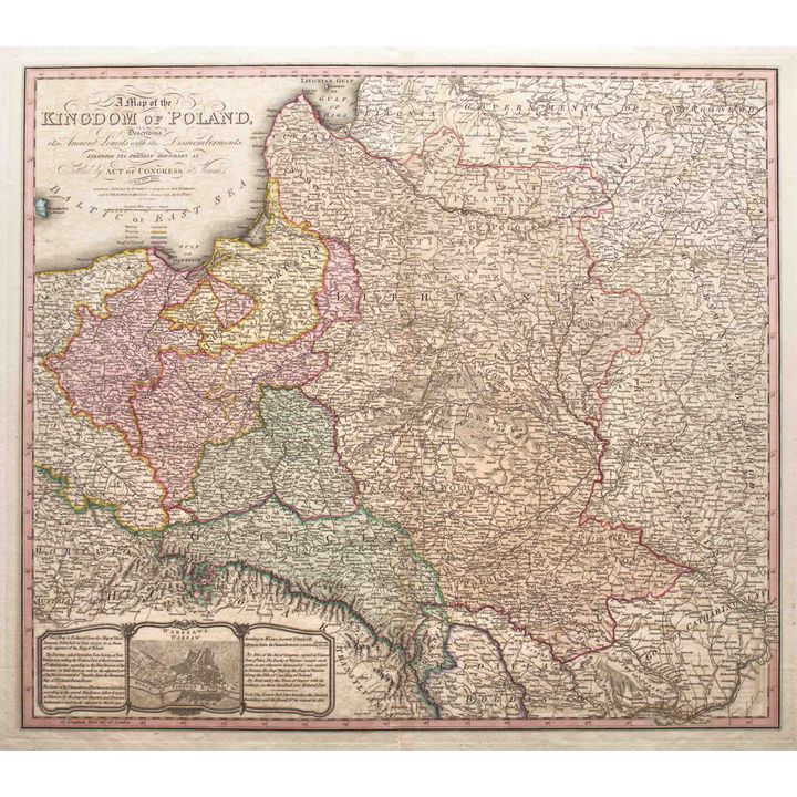 William Faden | A map of the Kingdom of Poland describing its ancient limits…