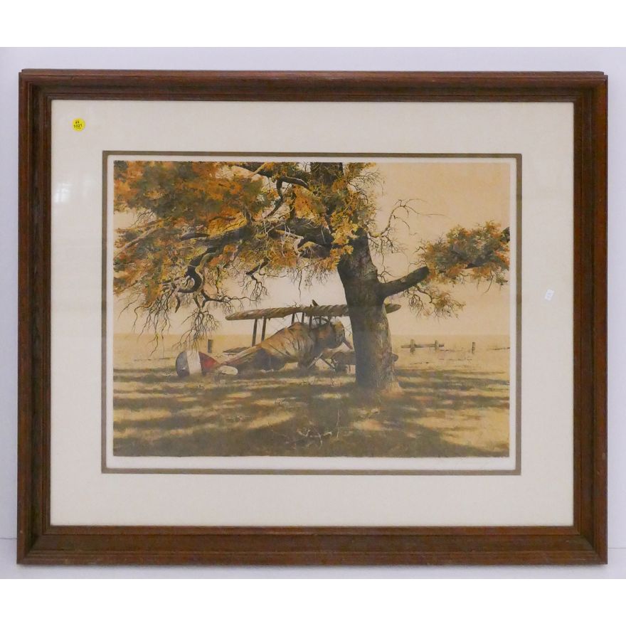 Merv Corning 'Ancient Warrior' S/N Lithograph Gallery Framed- 29x35''