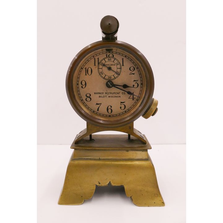 Antique Chelsea Warner Instrument Co Car Clock