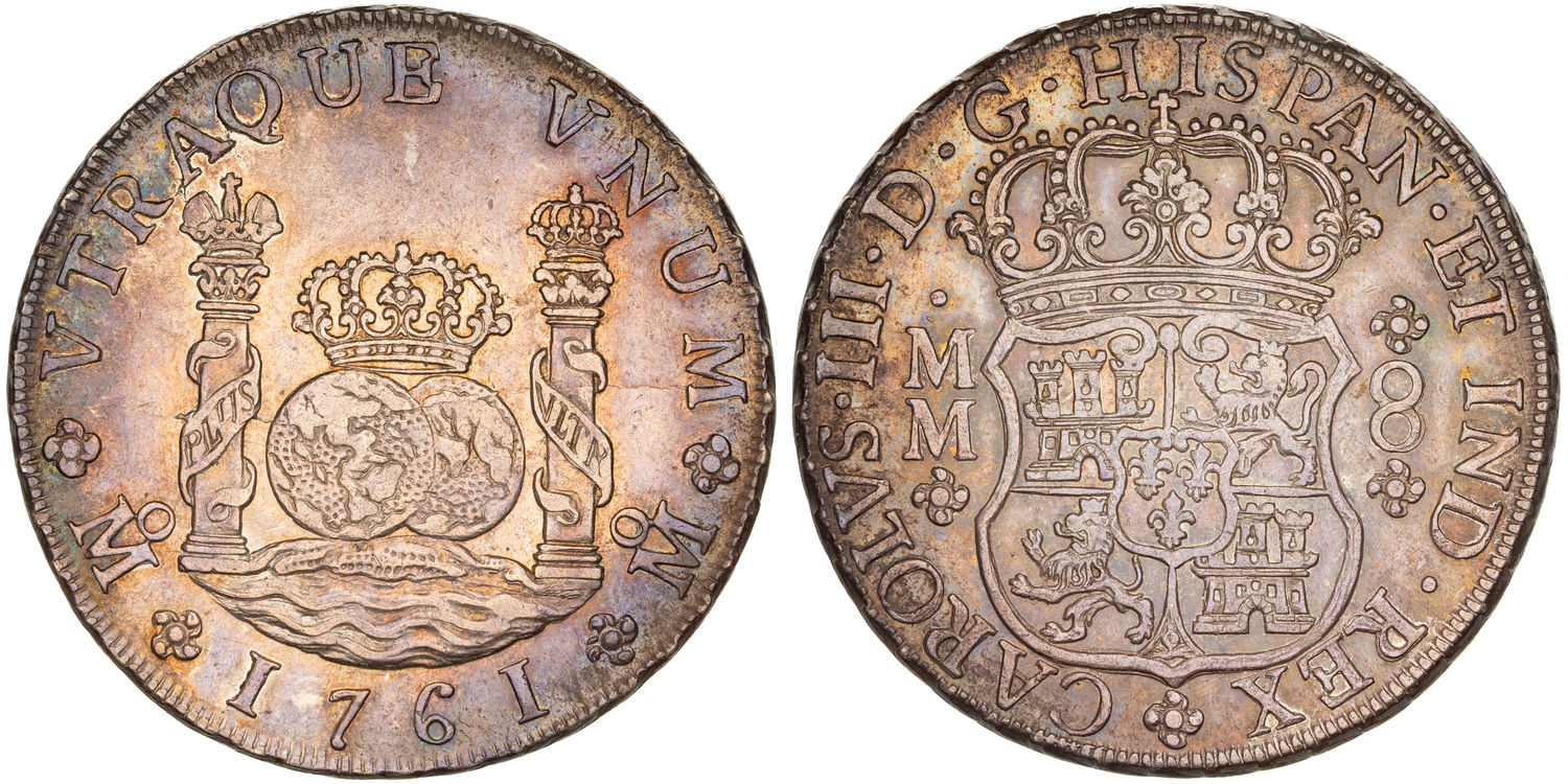 Mexico, Eight Reales, 1761-MM, VF