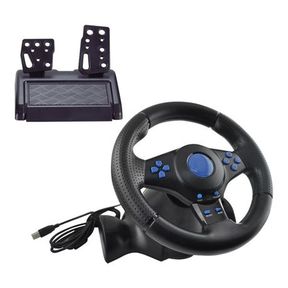 Game Steering Vibration Wheel with Pedal Kit PS4 XBOX ONE SX 360 X PS3/2 PC Black / Green |