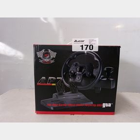 KONTORLAND AP7 RACING STEERING SET PC/PS3/PS4/XBOX ONE/ NINTENDO SWITCH