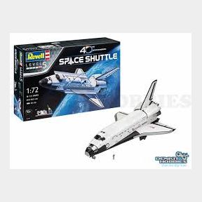 Revell 1/72 Space Shuttle 40th Anniversary Model Kit w/paints glue brush |