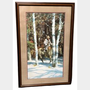 Signed Limited Edition Terpning Framed Print