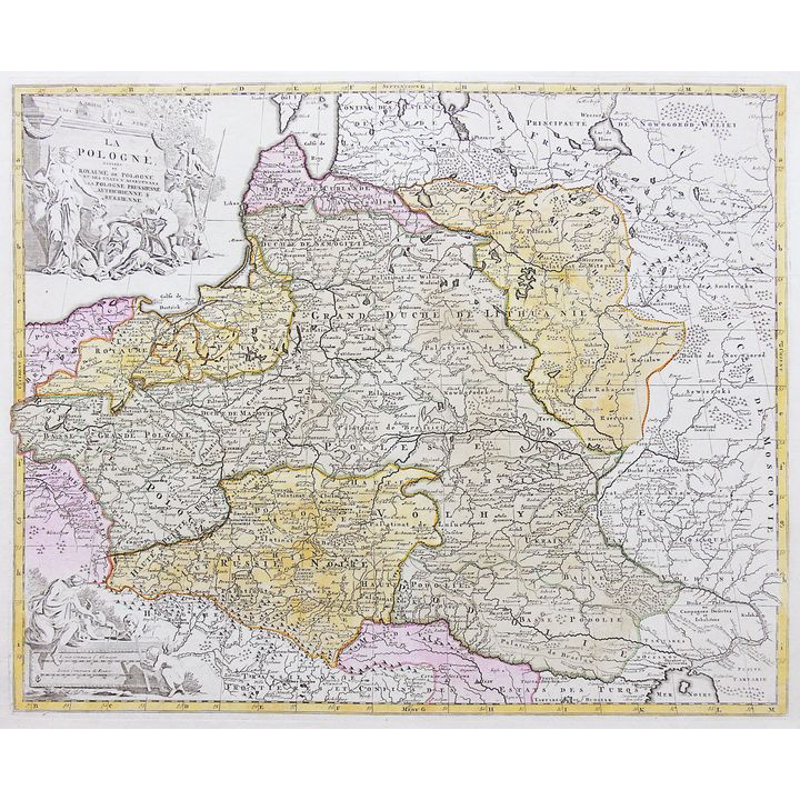 Jan Barend Elwe | La Pologne, divisee en Royaume de Pologne...