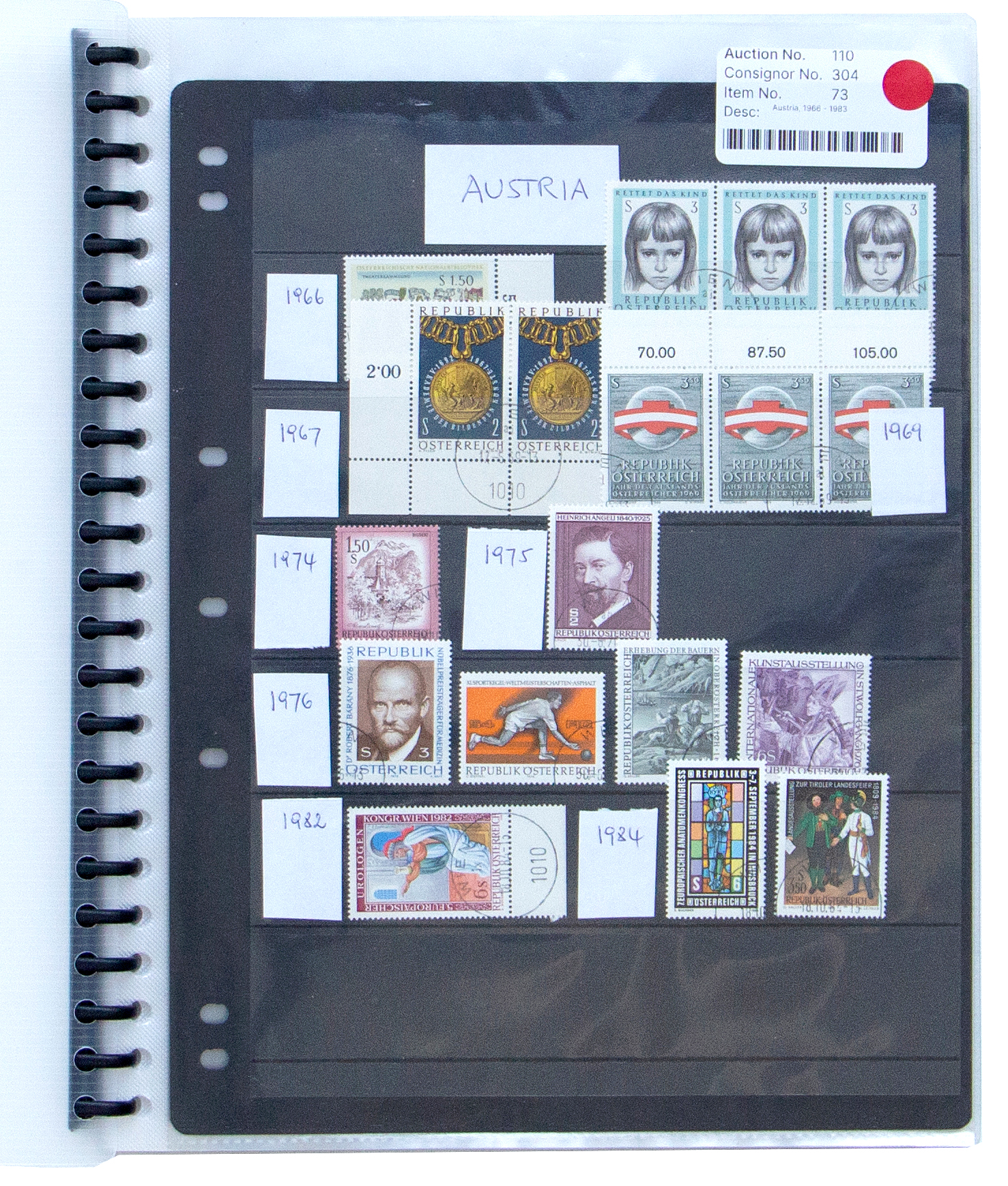 Austria, 1966 - 1983, Fine