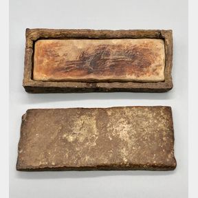 Unique Stone Artifact "Box" - Or Clay Ironstone Concretion