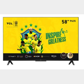 TCL 58 P635 4K UHD SMART GOOGLE TV - CRACKED SCREEN