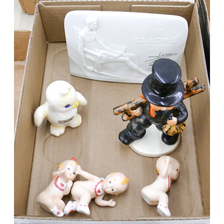 Box Lladro Collectors Society Plaque Etc.