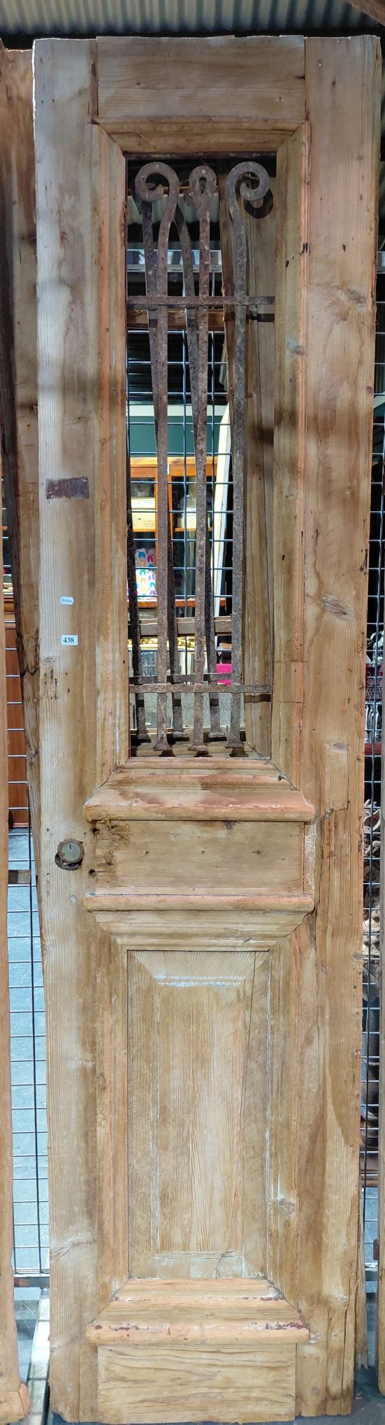 438 · SCRUBBED PINE FRENCH STYLE DOORS