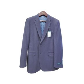 VIYELLA COAT CASHMERE & WOOL , NAVY ZIZE 40R - 75821/044