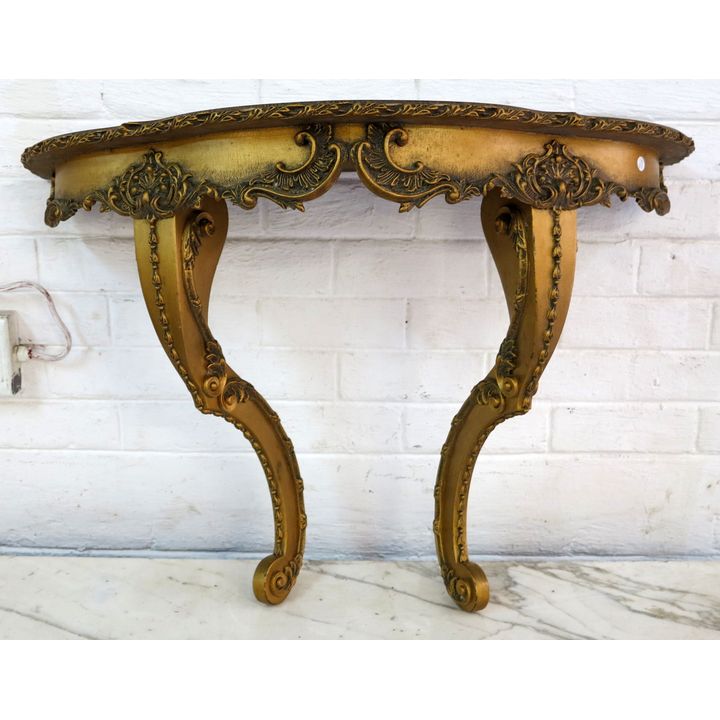 GILT WALL CONSOLE,