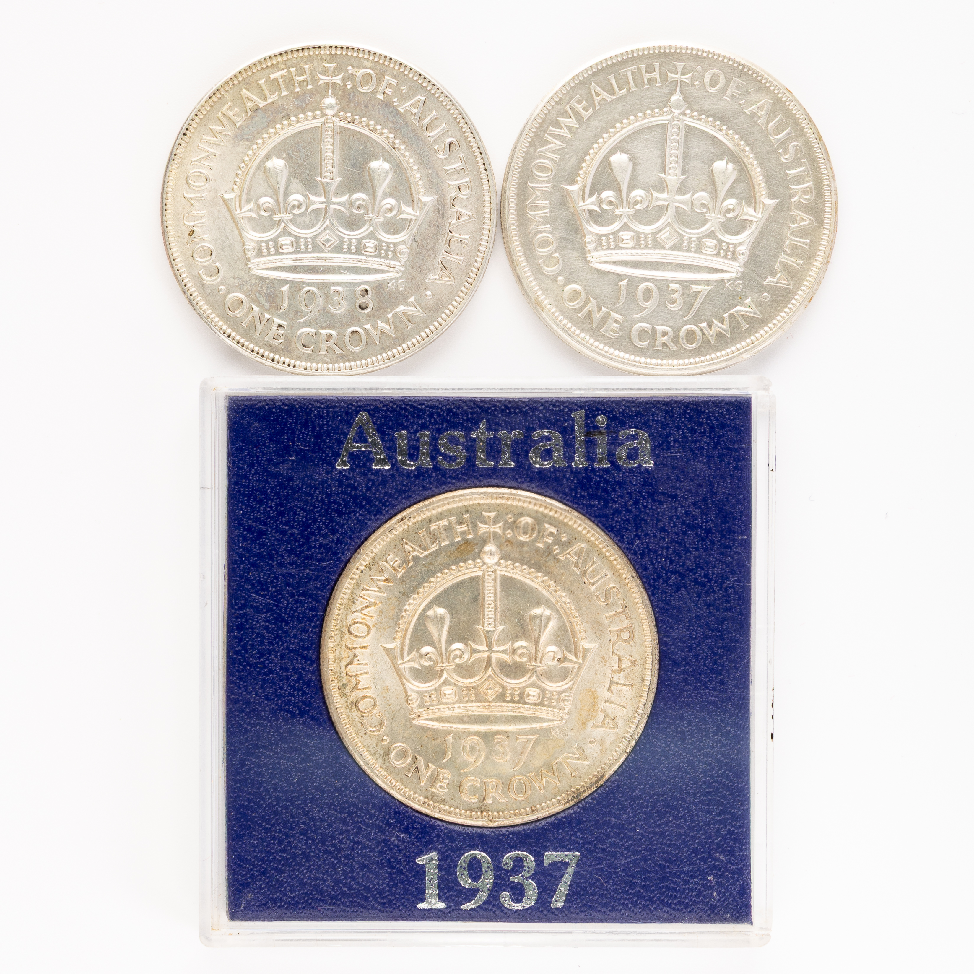 George VI, Crown, 1937 - 1938, VF - aUNC