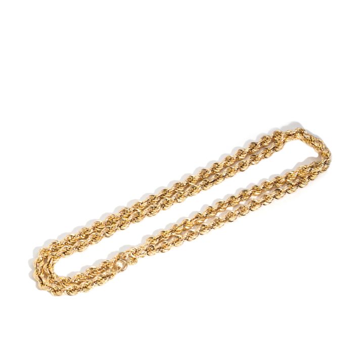 9 Carat Gold Rope Chain,