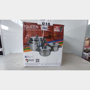 BON VOYAGE - QUEEN 10 PIECE WITH SS HANDLE