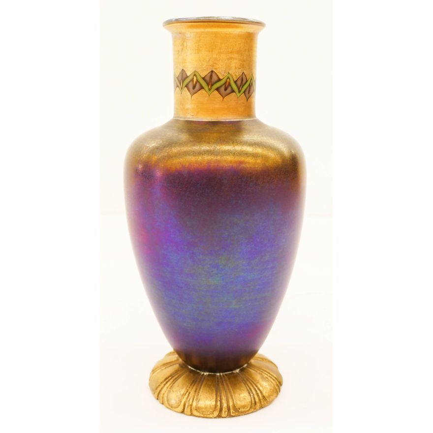 L.C. Tiffany ''Tel El Amarna'' Glass Vase 9.5''