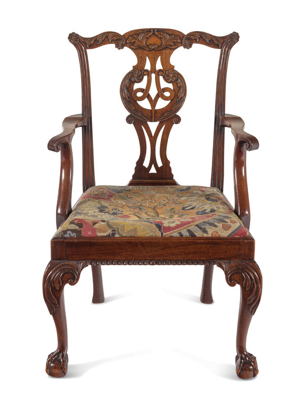 A George II Walnut Armchair