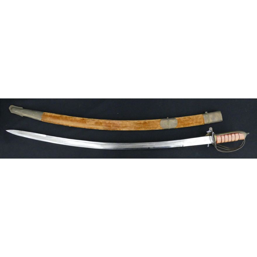 Old Middle Eastern Metal Sword 38''