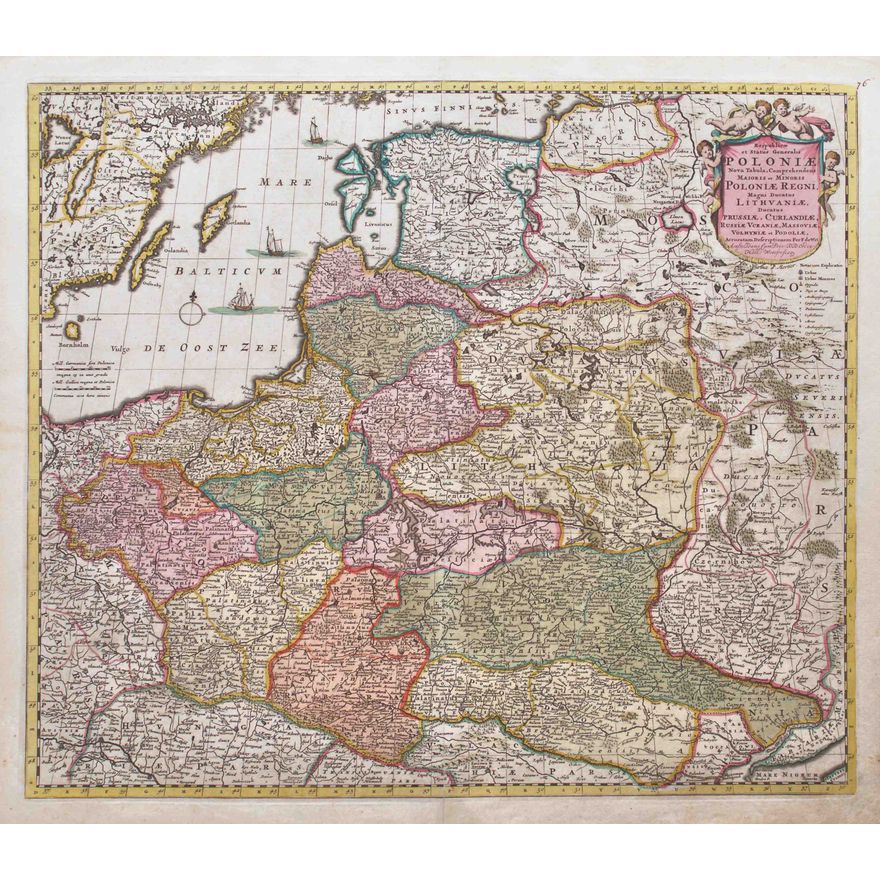 Frederik de Wit | Reipublicae et Status Generalis Poloniae Nova Tabula