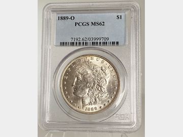 1889 USA NEW ORLEANS SILVER MORGAN DOLLAR MS62