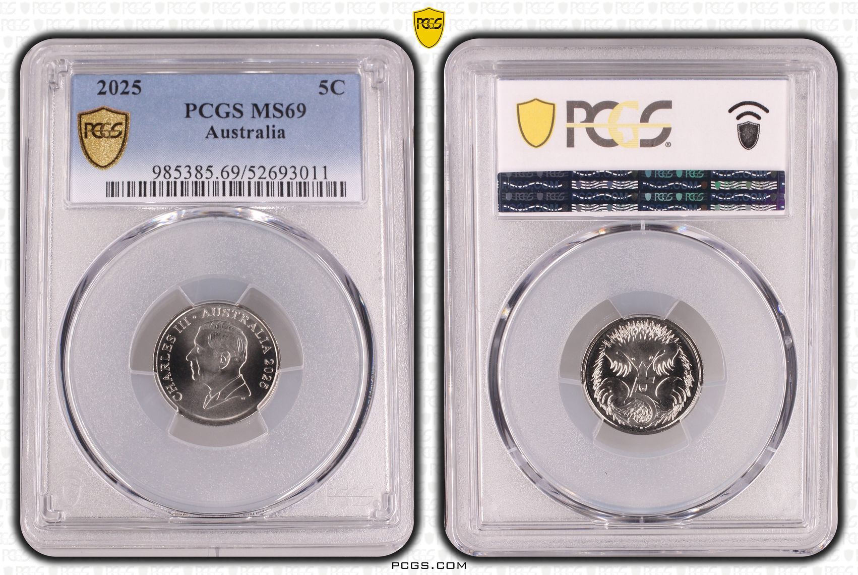 POP 4/0, Five Cent, 2025, PCGS MS69