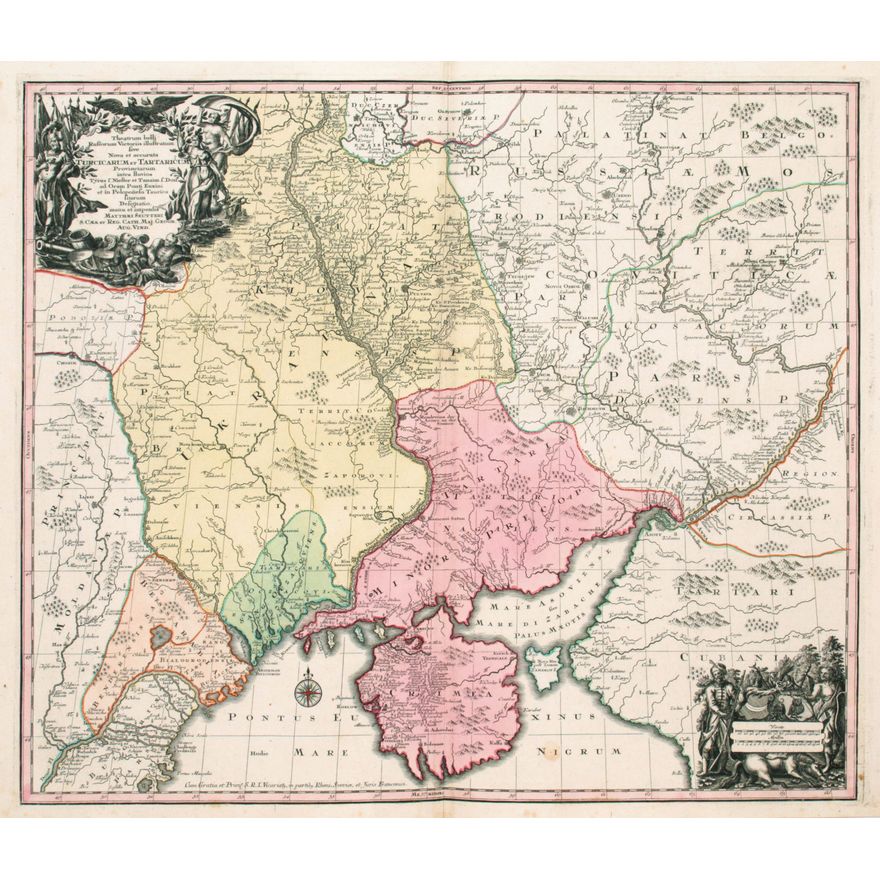 Matthäus Seutter | Theatrum belli Rußorum Victoriis illustratum sive Nova et accurata Turcicarum…