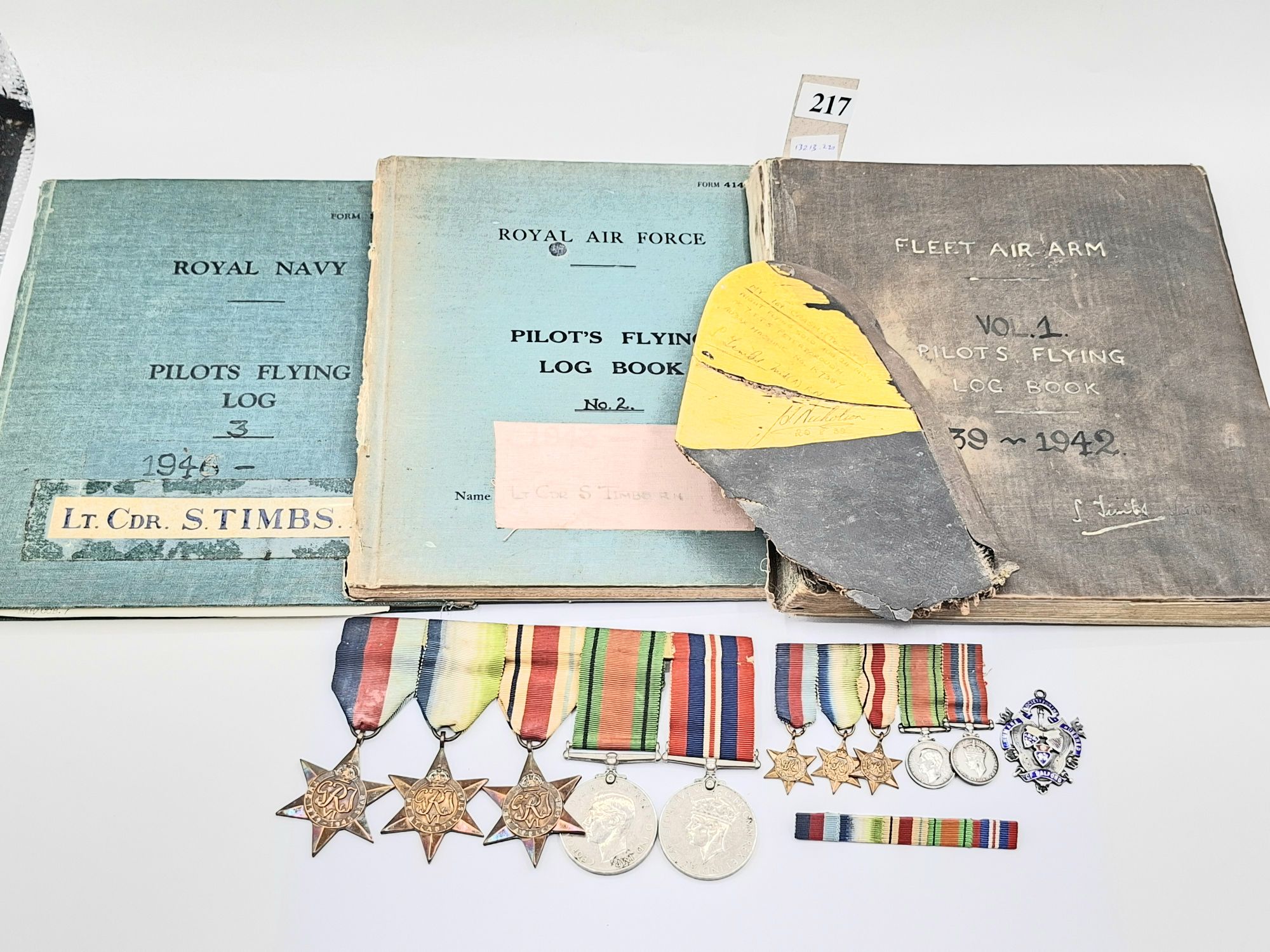 Royal Navy Pilots Flying Log