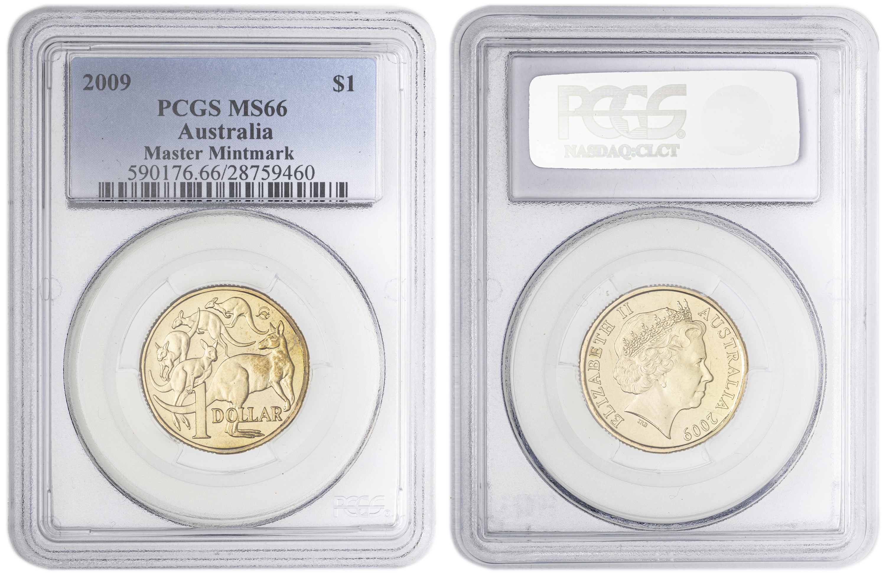 Master Mintmark , One Dollar, 2009, PCGS MS66