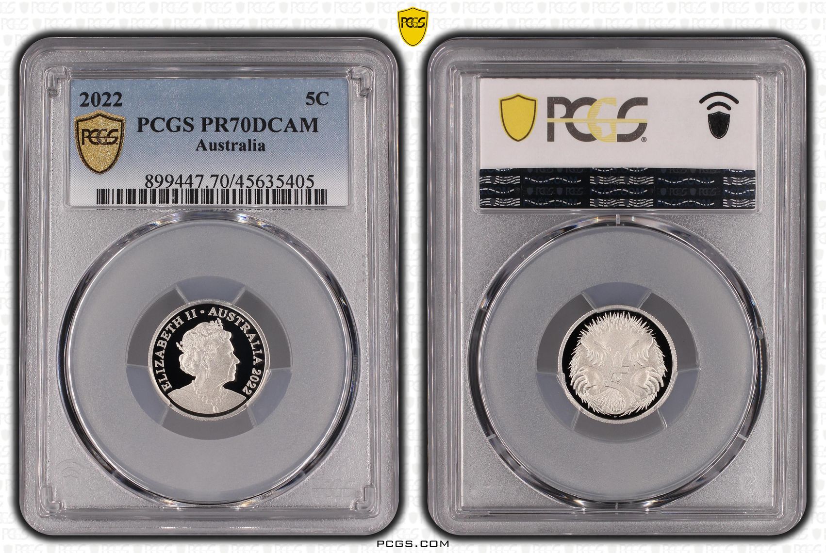 Five Cent, 2022, PCGS PR70DCAM