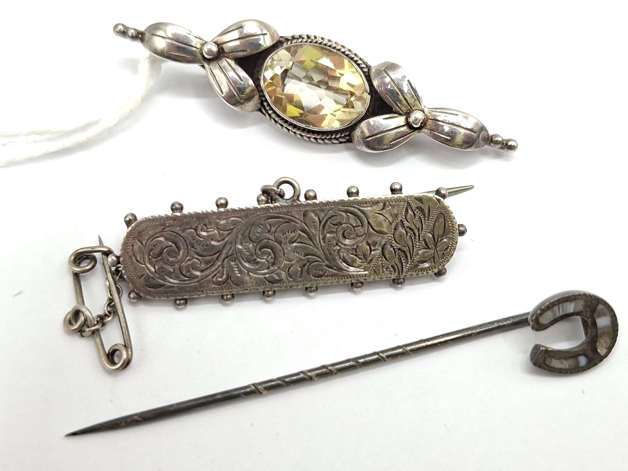 Three Edwardian Brooches