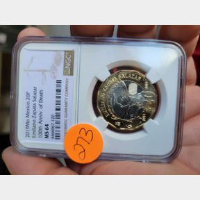 2019 MS 64 20 Peso 2019 Salazar Anniversary Death Coin