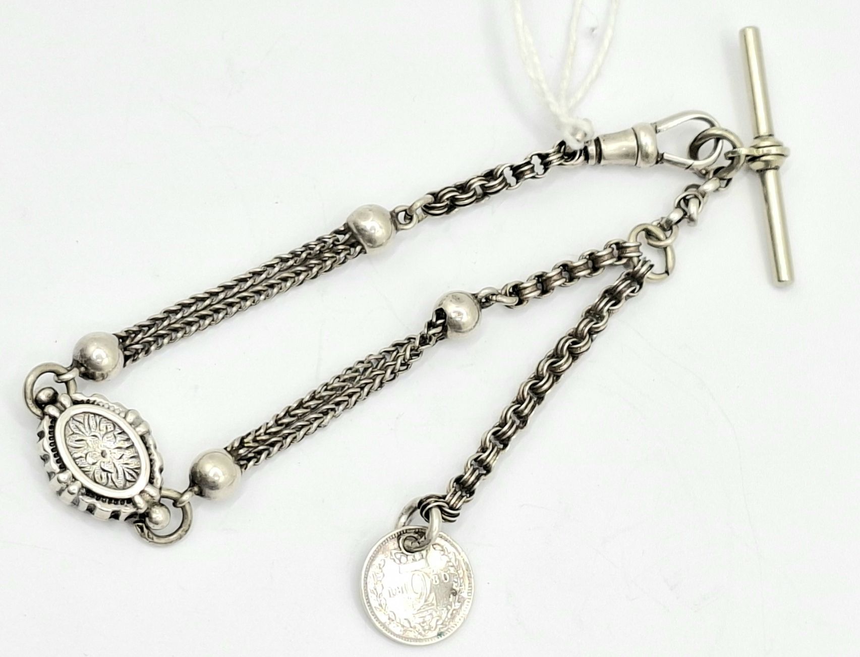 CONTINENTAL SILVER WATCH CHAIN