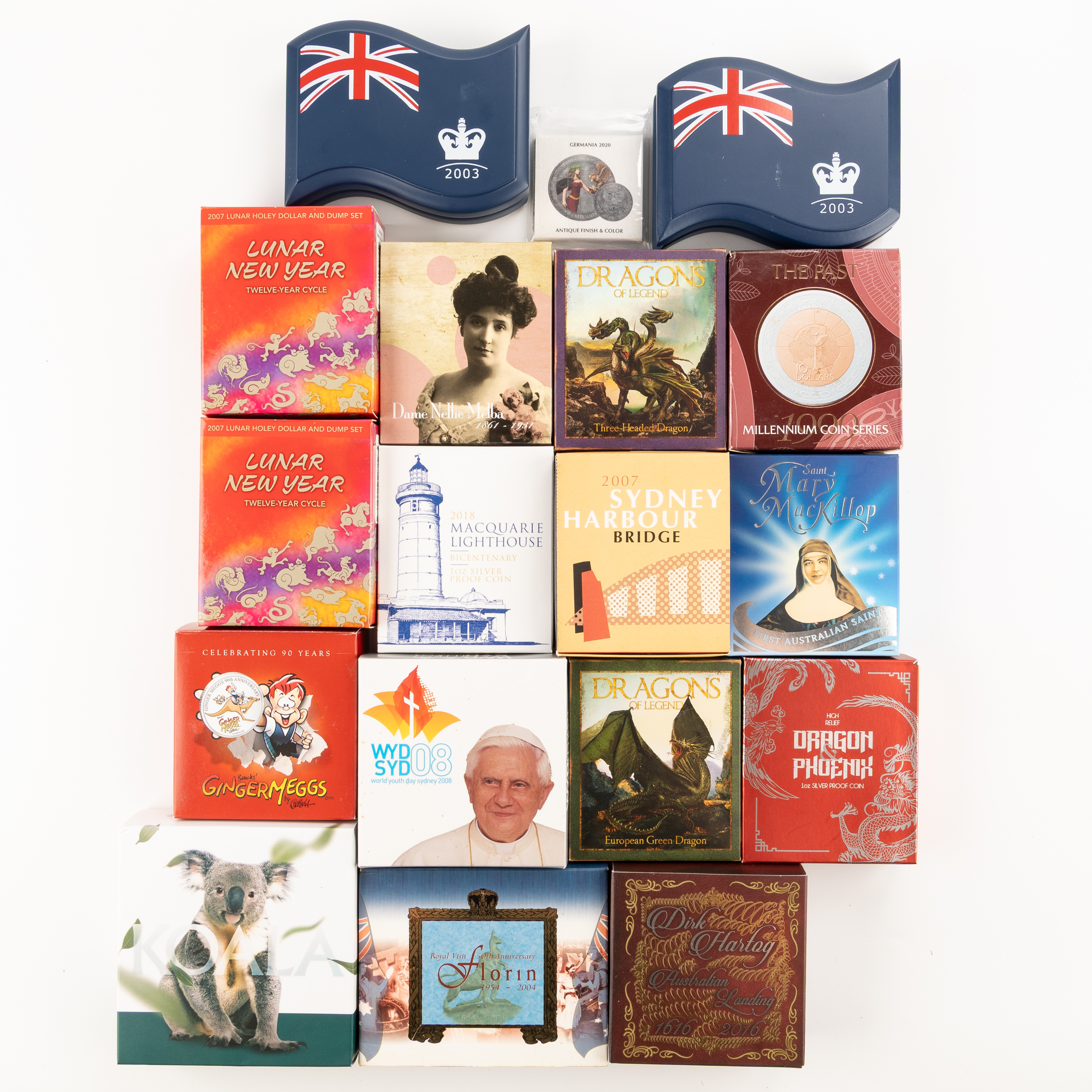 Australian & World Silver Proof Coin Collection, 1999 - 2020, FDC