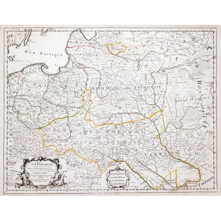 La Pologne dresée sur ce qu’en ont donne Starovolsk, Beauplan, Hartknoch...