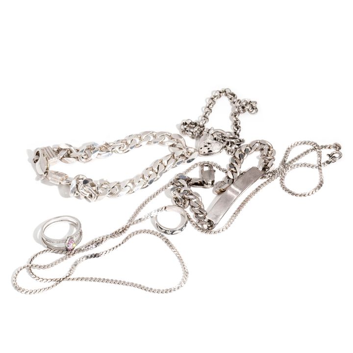 Mix Lot Of Silver Jewellery,