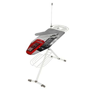 Colombo 120cmx40cm Multi-Position Iron Board with Cotton Cover + Steam Station Holder - Marte - POLES BENT