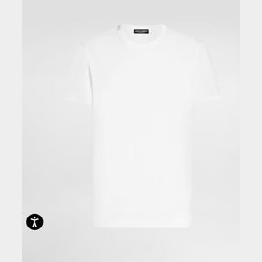 DOLCE AND GABBANA COTTON T-SHIRT WITH LOGO (MEDIUM) - 51632/806