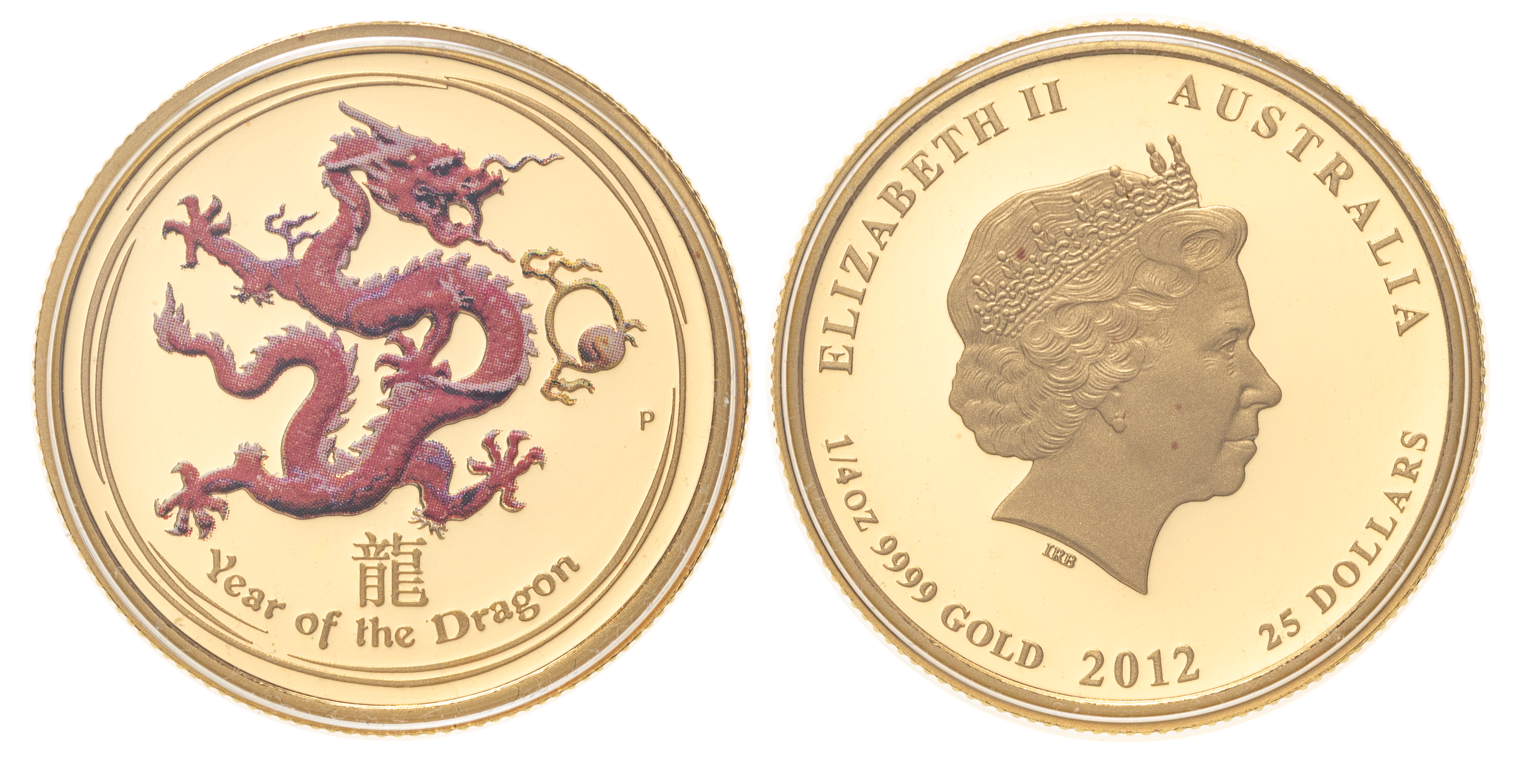 Elizabeth II, Perth Mint, Twenty Five Dollars, 2012, FDC