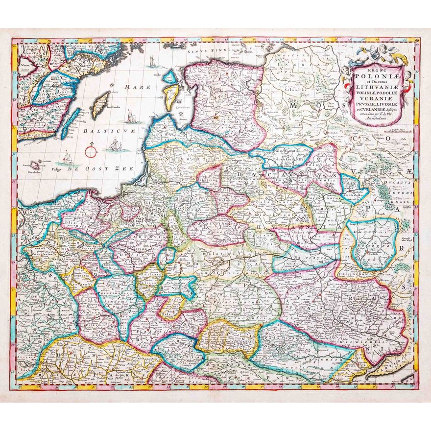 Frederik de Wit | Regni Poloniae et Ducatus Lithuaniae