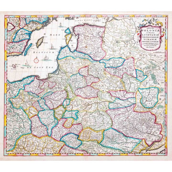 Frederik de Wit | Regni Poloniae et Ducatus Lithuaniae